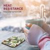Great Single Coaster Square - Exotic Tropical Botanical Pattern |Glossy Quality Coasters | Tabletop Protection for Any Table Type #21511