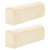 sourcing map 2 Pcs Sofa Armrest Covers Stretch Couch Armrest Cover for Chairs Sofas Couch Arm, Scratch-Resistant Sofa Arm Cover, Beige