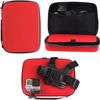 Navitech Red Action Camera Hard Case - Compatible With WOLFANG GA100 4K 30FPS Action Camera