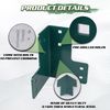 8PCS 4x4 4mm Thick Heavy-Duty Workbench Bracket Kit Green For Securing Desk/ Box
