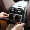 ABS Chrome Rear Air Condition Outlet Vent Cover Trim For W212 E-Class 2012-2015