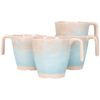 Gimex Stone Line Beige Coffee Mug/Coffee Pot Set of 4