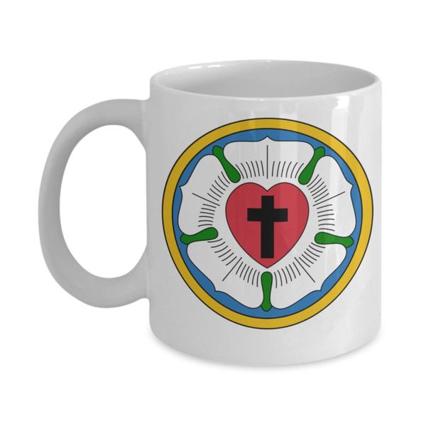 Lutheran Rose Coffee Mug