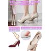 Heel Prevents Blisters, Size Adjustment, Prevents Shoes from Falling, Pads, Heel Protection, Heel Cushion, Anti-Slip, Anti-Slip, Adhesive Seal Included, Unisex, Left and Right, 3 Pairs Set