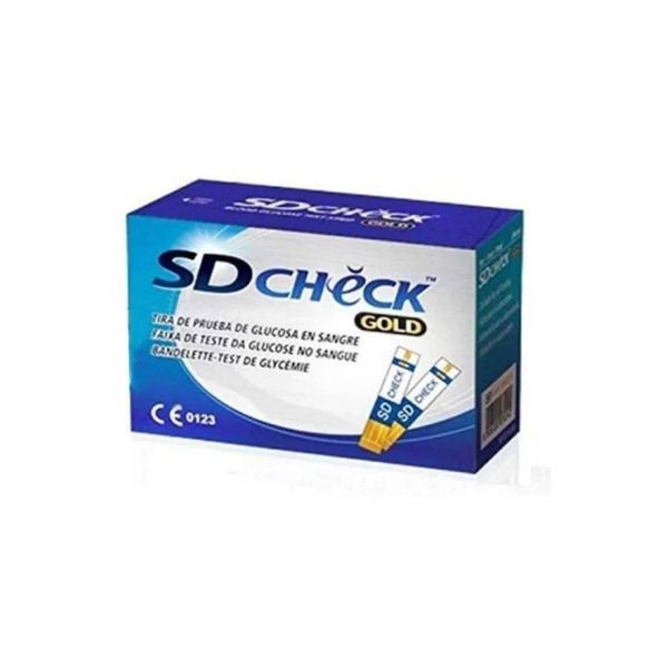 SD CHECK | Tiras Reactivas para Medir Glucosa en Sangre Glucómetro SD ...