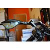 Motorbike Mirror Extenders M10 Thread with Right Side Reverse Rotation 6cm long - PAIR