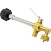Propane Refill Fitting Adapter Valve for 1LB Camping Refillable Tank Cylinders