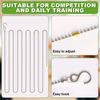 2pcs Volleyball Net Height Chains with Instructions, Setter Chain for Outdoor Training (2 Colors)