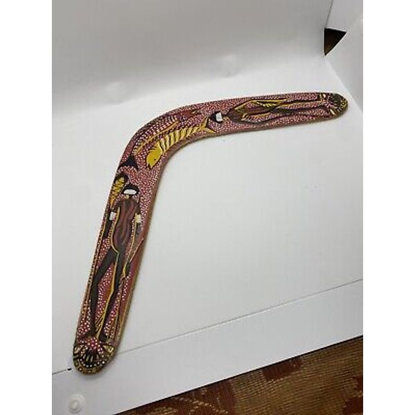 Hand-painted Wooden Outdoor Boomerang for Kids/Adults