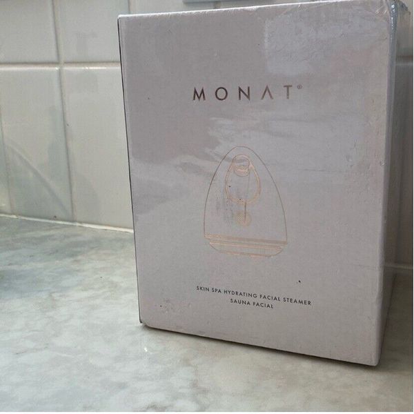 Monat Skin Spa Hydrating Facial Steamer Portable Sauna Facial White & Rose Gold