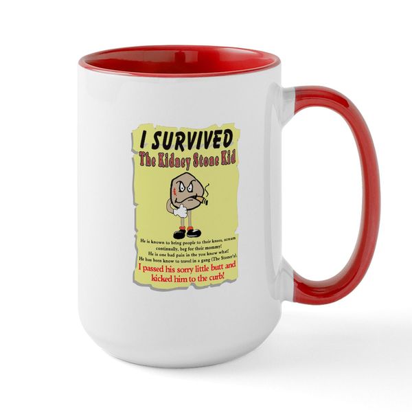 CafePress Kidney Stone Mug 15 oz (444 ml) Ceramic Coffee Mug