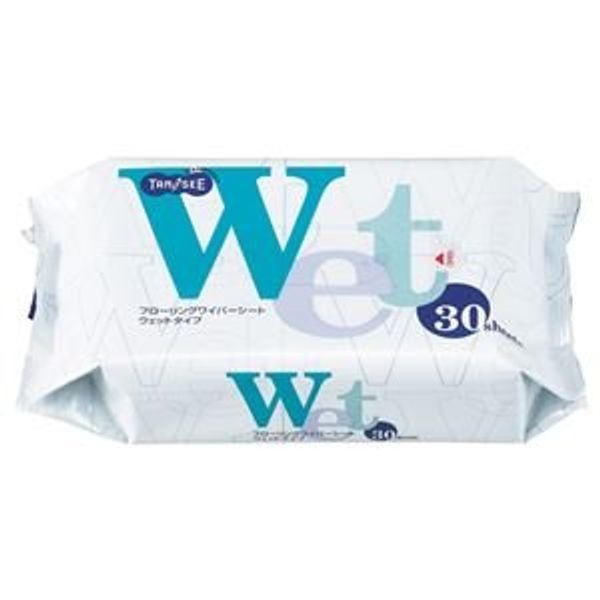 TANOSEE Flooring Wiper Sheet, Wet Type, 1 Pack (30 Sheets) x 20 Sets