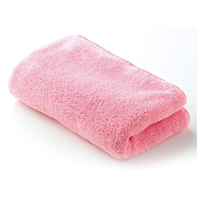 MEIDAI Fluffy Towel, Absorbs Mess Water, Cherry, Soft Towel, Superb Towel, Water Absorbent, Quick Drying, Lightweight, Women's Room Wear Towel