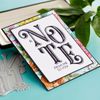 Spellbinders A Note from Me to You Betterpress Plate, Metal, ONE