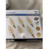 Emotionlite LED Light Bulbs, Dimmable Candelabra Bulbs, E12 Base, Amber 2200k