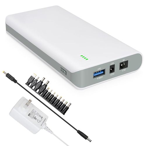 Talentcell Lithium ion Battery Pack NB7101, Rechargeable 17500mAh 64.75Wh Li-ion Power Bank with DC 24/19/5V Output for Laptop, Notebook, Smartphone, Camera and More