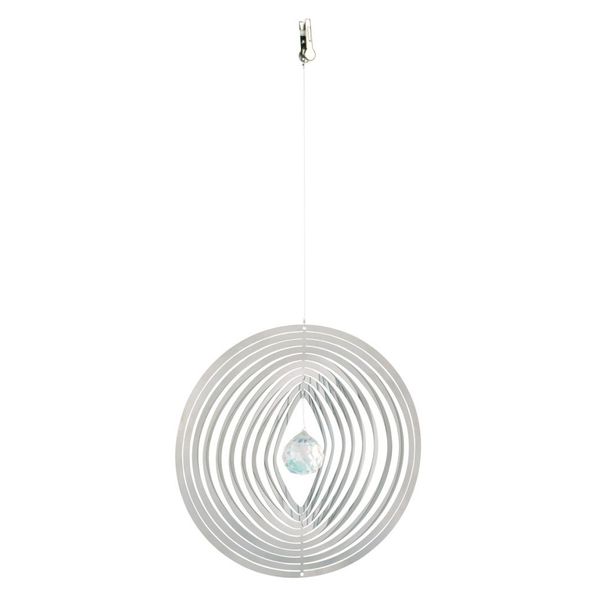 Nature's Melody CS05RD 5-Inch Round Cosmo Spinner - Silver