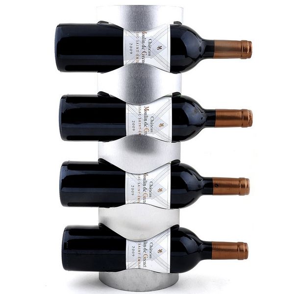 WR1 Wine Rack Holder 3 Bottle Storage 4 Bottle Storage Case Stand Interior Display (Holds 4)