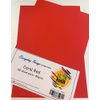 100 SHEET PACK A4 DALTON MANOR 80gm PAPER - CORAL RED