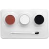 Smiffys Make-Up FX Aqua Pirate Kit Three Colours Brush Step by Step Guide