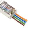 kenable Pass Through Shielded RJ45 Plugs Crimps for Cat5e/Cat6 Ethernet Cable [10 Pack] [Shielded (FTP) 10 Pack]