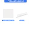 sourcing map Hanging File Folder Tabs, 4 Inch Insertable Tabs and Inserts Plastic Clear File Organizer Labels Filing for Folder Quick Identification, Clear, 100 Pcs