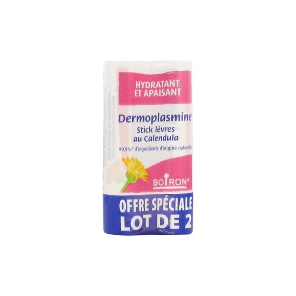 Dermoplasmine sticks lèvres calendula 2x4g