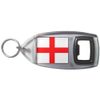 England Flag - Plastic Bottle Opener Key Ring