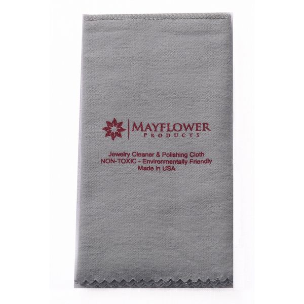 Mayflower Products Pro Size Polishing Cleaning Cloth Pure Cotton Made in USA for Gold, Silver, and Platinum Jewelry, Eco Friendly Large Cleaner Cloth 11 x 14 in. Keeps Jewelry Clean and Shiny