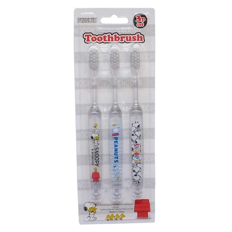 Clear Toothbrush Set 27630-33 (32/Snoopy A) Character, Oral Care ...