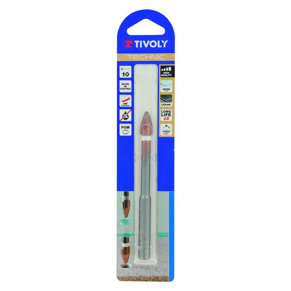 Tivoly 12001120600 Technic Glass Drill Bit