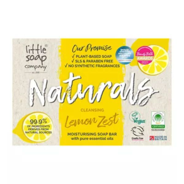 Little Soap Co Naturals Lemon Zest Bar 100g