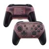 eXtremeRate Procon Switch Faceplate and Back Plate, Clear Material Switch, DIY Replacement Housing Case for Procons (Switch Pro Controller Not Included) [Cherry Pink]