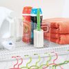 iDesign Clear Plastic Food Storage Bin with Handles for Kitchen Fridge Pantry