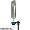 keepdrum MSA033 Microphone Holder for RØDE Microphones NT-USB NT1-A Podcaster etc