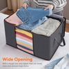 Lifewit 8-Pack Clothes Storage Bag, Storage Bins for Clothes, Blankets,