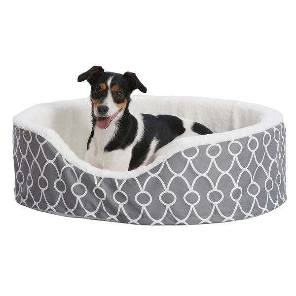 New style MIDWEST QT GRAY TFLN NEST PET BED 29IN