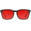 Blue Light Blocking Cateye Womens Mens Black Red Lens Computer Gaming Glasses