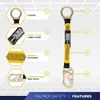 Palmer Safety Fall Protection Hammerhead Kit I 5pt Safety Harness MEDIUM