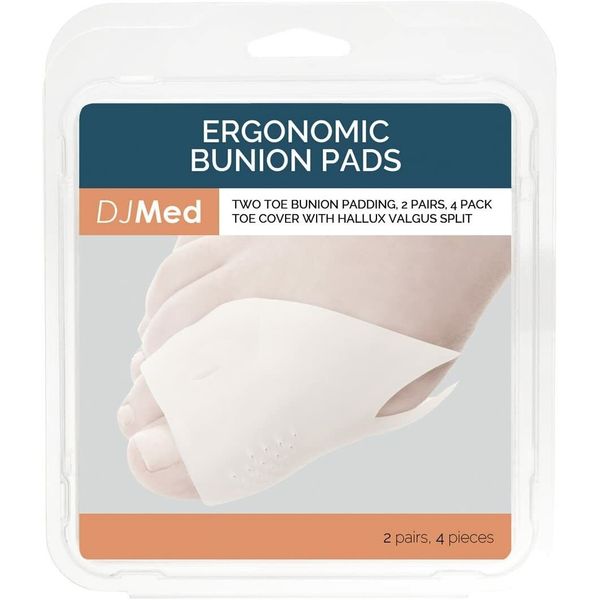 Ergonomic Bunion Protector Cover Two Toe Gel Toe Separator Shield Hallux Valgus