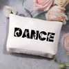 PLITI Dancer Makeup Bag Dance Teacher Cosmetic Bag Dance Teacher Gifts Dance Lover Gifts Dance Team Gift(one danceU)