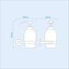 Nes Home Wall Mounted Soap Dispenser Matte Black