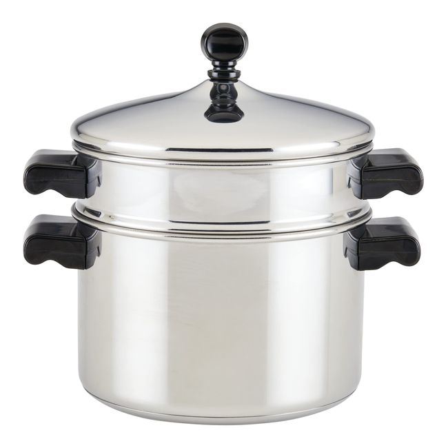 Farberware Classic Series Stainless Steel Stack and Steam Sauce Pot and Steamer  Insert, 3 Quart & Reviews