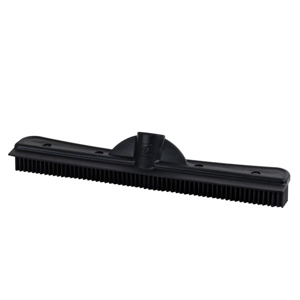 FURemover Original Indoor Pet Hair Remover Rubber Broom with Carpet Rake and Squeegee, Replacement Head Only
