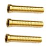 yeseje Field Points Copper Bolt with Surface Embossed Inserts Inner Diameter .244 Carbon Arrow (12-Pack) (80, Grams)