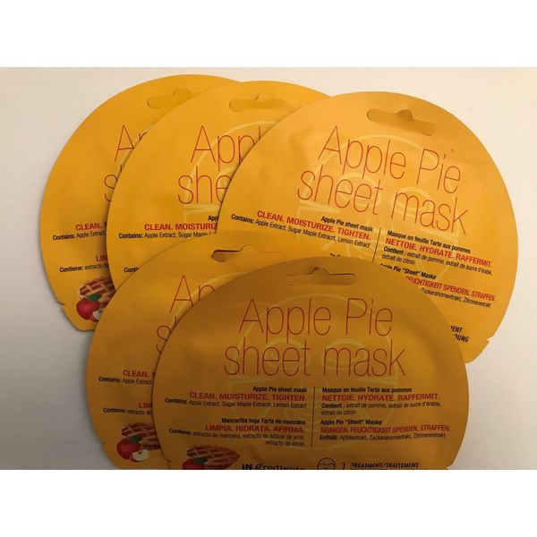 Masque Bar iN.gredients Apple Pie Sheet Mask - Lot of 5