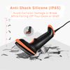 Tera L5100Y Barcode Scanner USB Wired Long Range High Speed Laser Handheld 1D Bar Code Reader Plug and Play, Coral