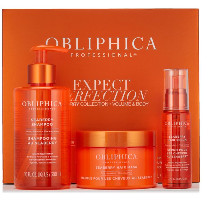 Obliphica Professional Expect Perfection Volume & Body Seaberry Collection Set