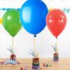 PMU Bubble/Balloon 30 gram Clip-n-Weight Clear Plastic Balloon Weights (25/Pkg) Pkg/1