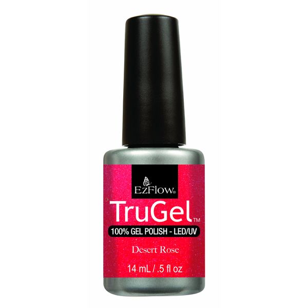 Ez Flow Trugel 4th Launch Nail Lacquer, Desert Rose, 0.5 Fluid Ounce